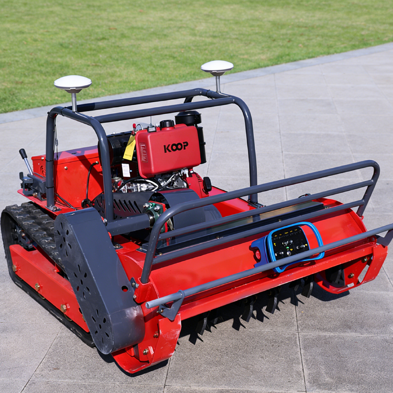 Agriculture Farming Professional - Customized controlled tracked lawn mower for