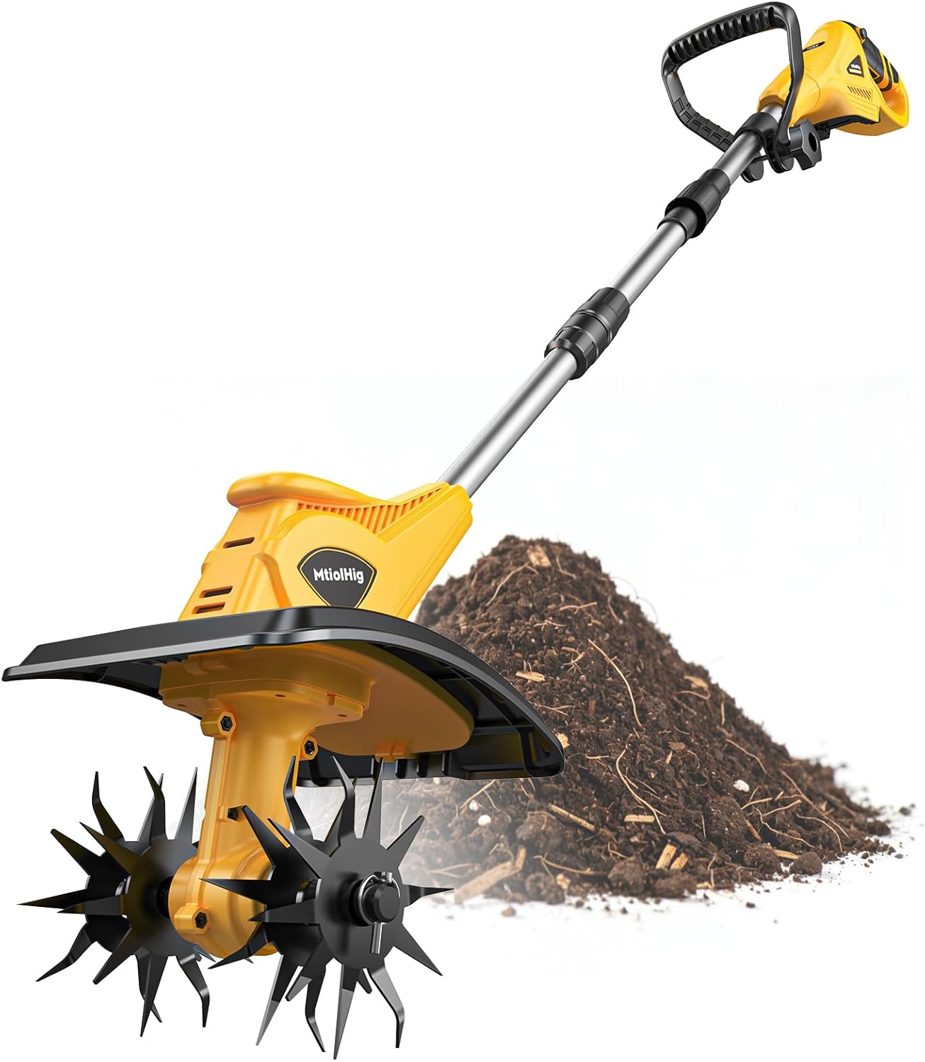 Farming Tools For Agriculture - Cordless Tiller Cultivator Compatible with Dewalt