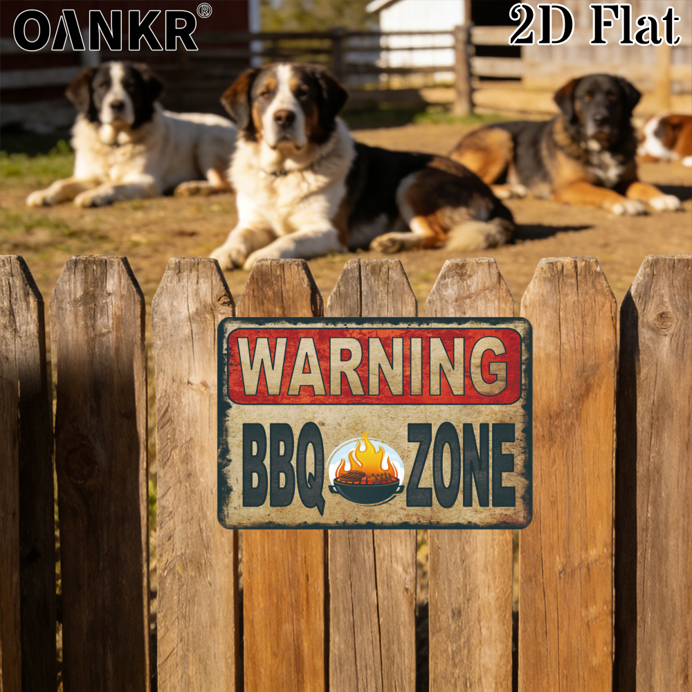 Vintage Warning Poster Metal T - Farming Zone incelemesi ve fiyatı
