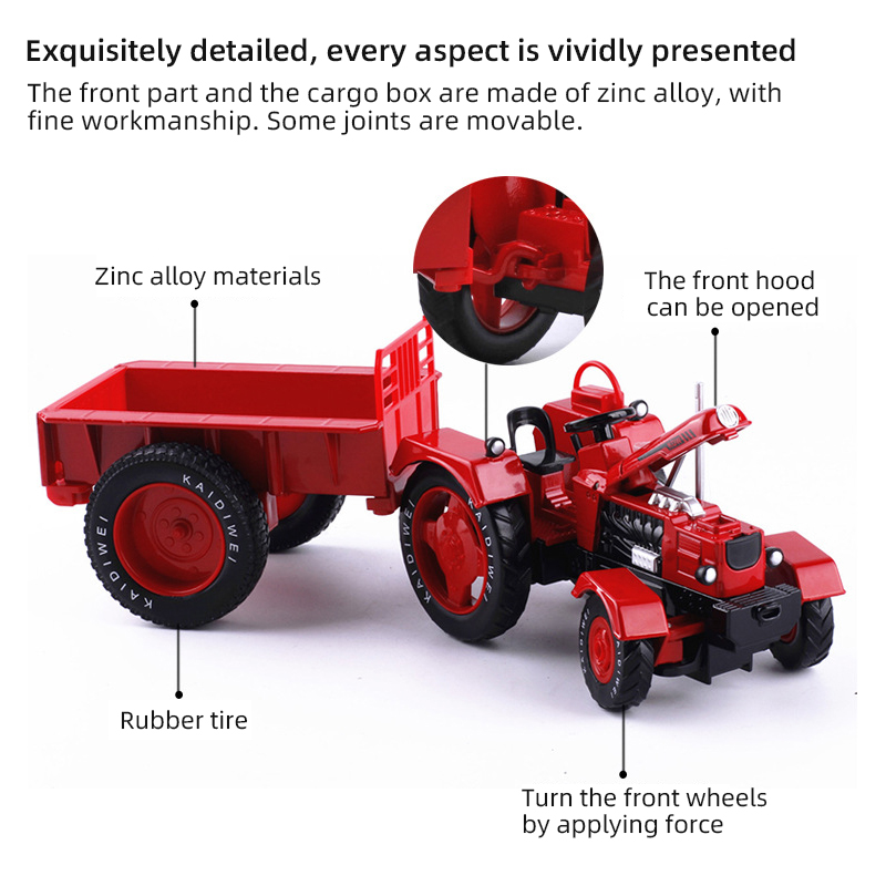 1/18 Vintage Farm Tractor Mode - Farming Agriculture Model incelemesi ve fiyatı