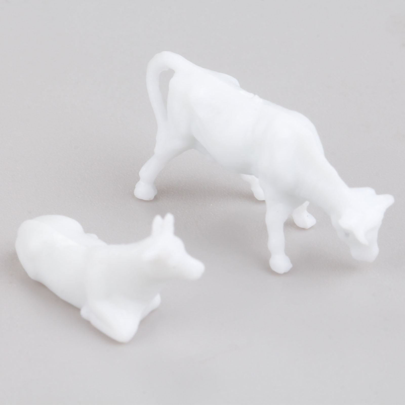 100pcs White Model Cows Scale  - Farming Agriculture Model incelemesi ve fiyatı