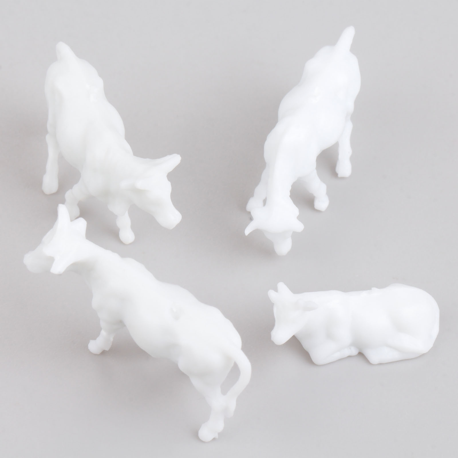 100pcs White Model Cows Scale  - Farming Agriculture Model incelemesi ve fiyatı