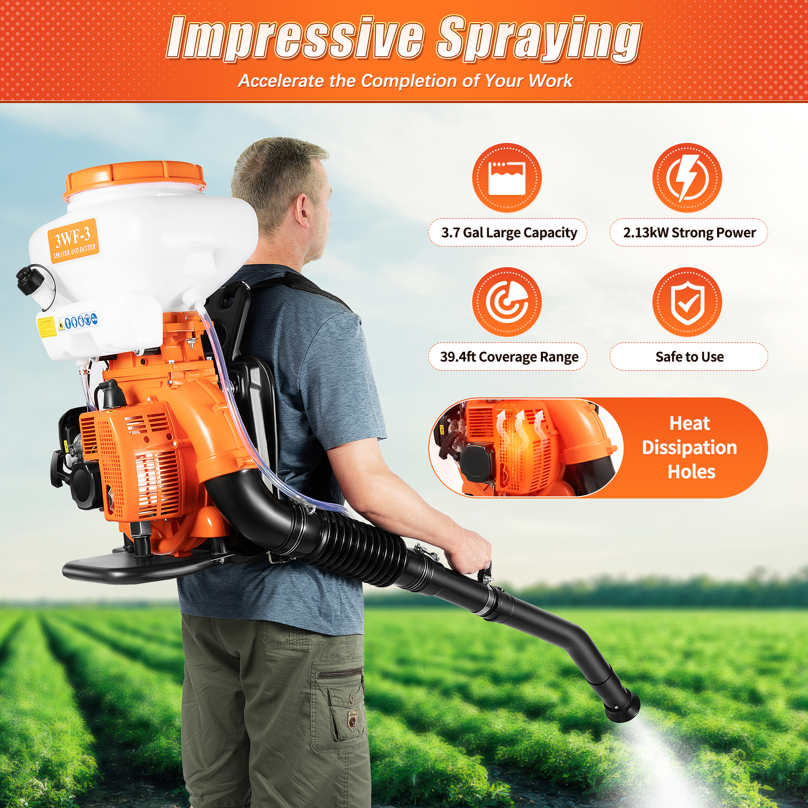 Gas Powered Backpack Sprayer 4 - Crop Sprayer Backpack incelemesi ve fiyatı